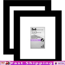 Sleek Picture Frames Set Wall Mounting Tabletop Display Modern Acrylic Finish US