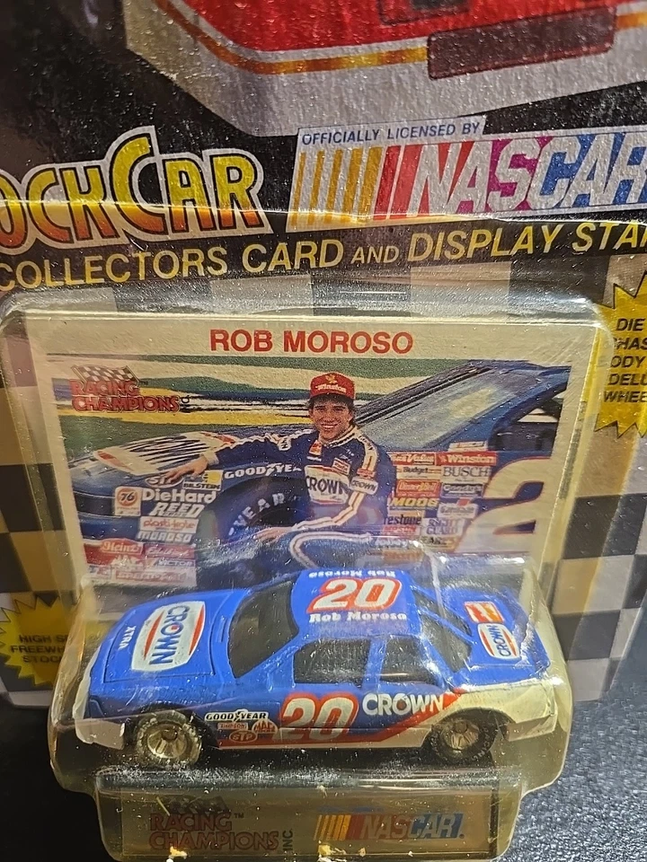 ЛИТАЯ МОДЕЛЬ АВТОМОБИЛЯ ЧЕМПИОНА ГОНОК NASCAR РОБ МОРОЗО NO20 CROWN 1990 1:64 - Изображение 2 из 3