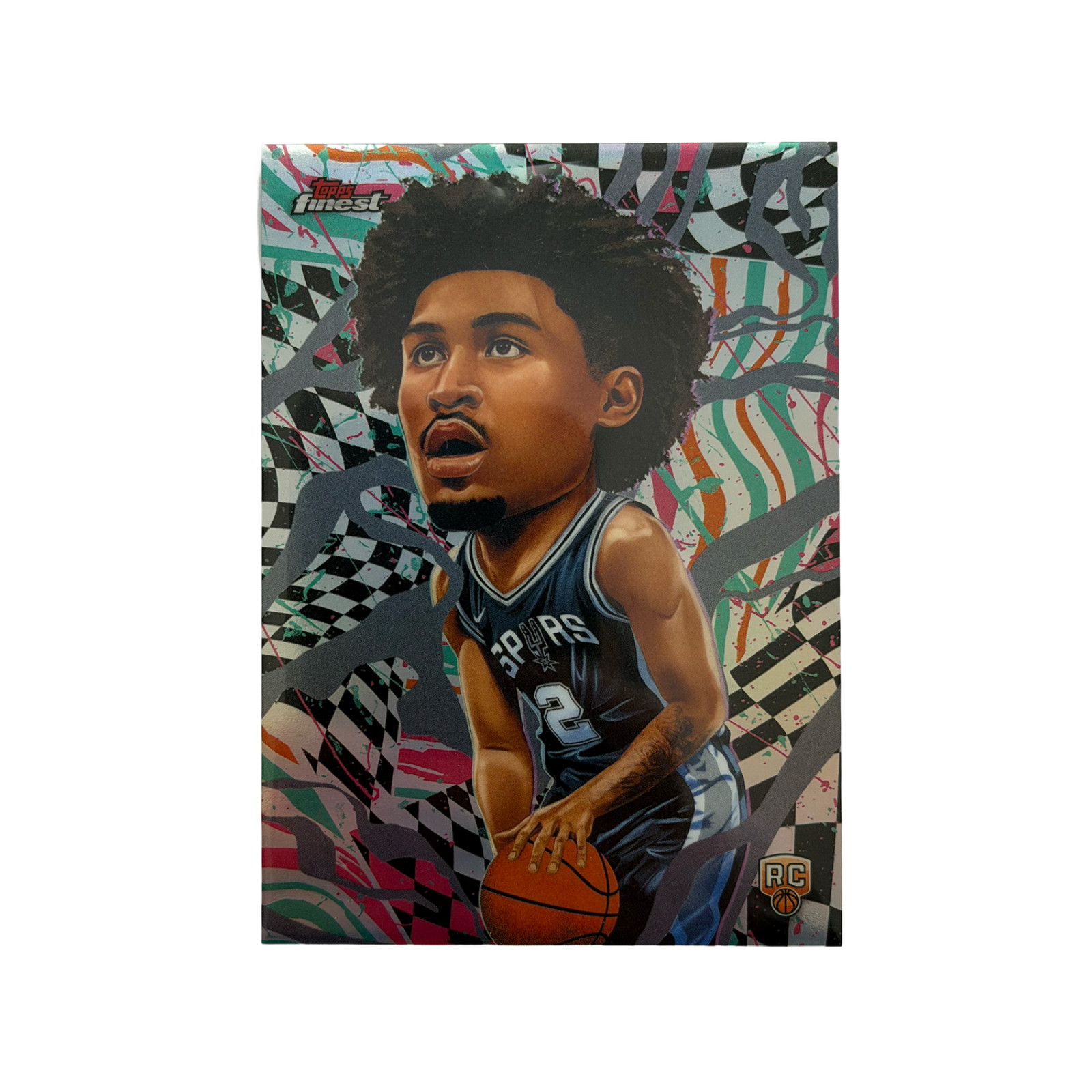 Dylan Harper 2025 Topps Finest Headliners SSP #H-12 Spurs