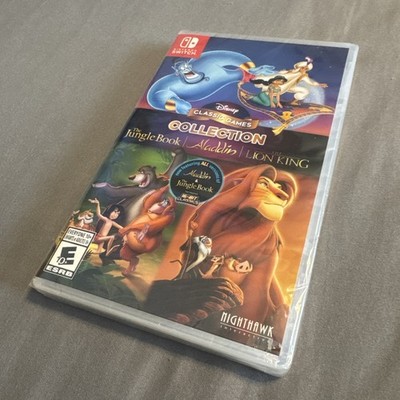 Disney Classic Games: Jungle Book, Aladdin, and Lion King (Switch) BRAND NEW