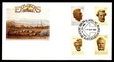 Mayfairstamps Australia FDC 1983 Explorers of Australia Busts First Day Cover aa