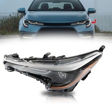 Left Driver Headlamp LED For Toyota Corolla SE/XLE/XSE 2020 2021 2022 Headlight
