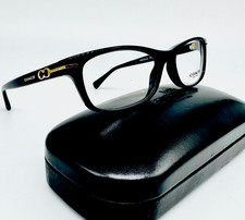 Coach HC 6054 / 5002 Elise Black 50-16-135mm Women's Acetate Eyeglasses w CASE