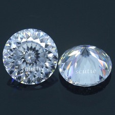 Certified 2 Ct DE Color VVS1 Portuguese Cut 6.50 MM Round Pair Lab Grown Diamond