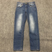 Tailor Vintage Canaan Jeans Mens 30 Blue Denim Comfort Stretch Waist Slim Fit