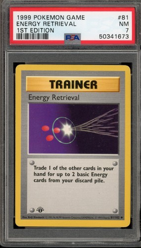 Energy Retrieval — Base Set (1st Edition,Shadowless)