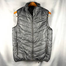 Heated Puffer Vest USB Rechargeable Black Lightweight Quilted 2XL Skiing Outdoor