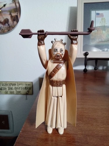 Vintage Star Wars 1977 Tusken Raider Sand People Figure Complete UNITOY HK *READ