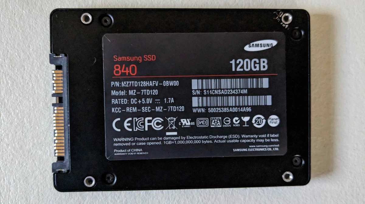 Samsung 840 series 120GB 2.5