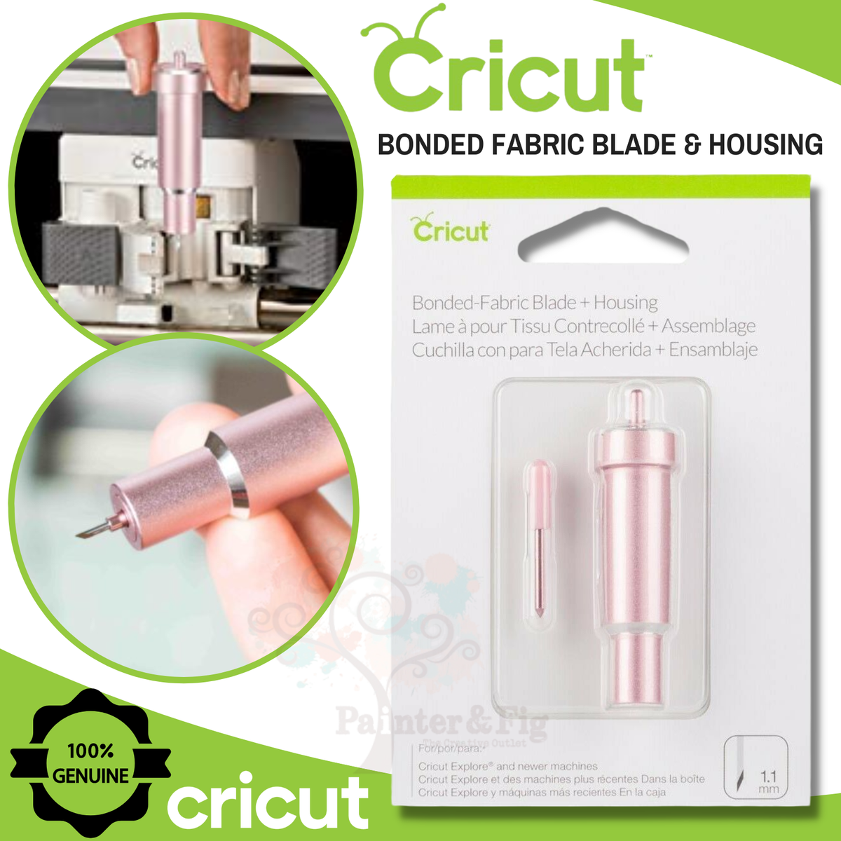 Cricut Rotary Blade Explore Bonded Fabric Blade Replacement