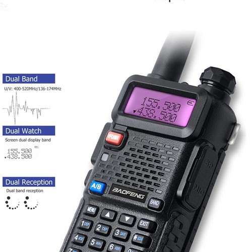 1/2/4Set WALKIE TALKIE BAND HANDHELD EARPHONES TWO WAY RADIO 400-470MHz 3800MAH - Picture 6 of 21