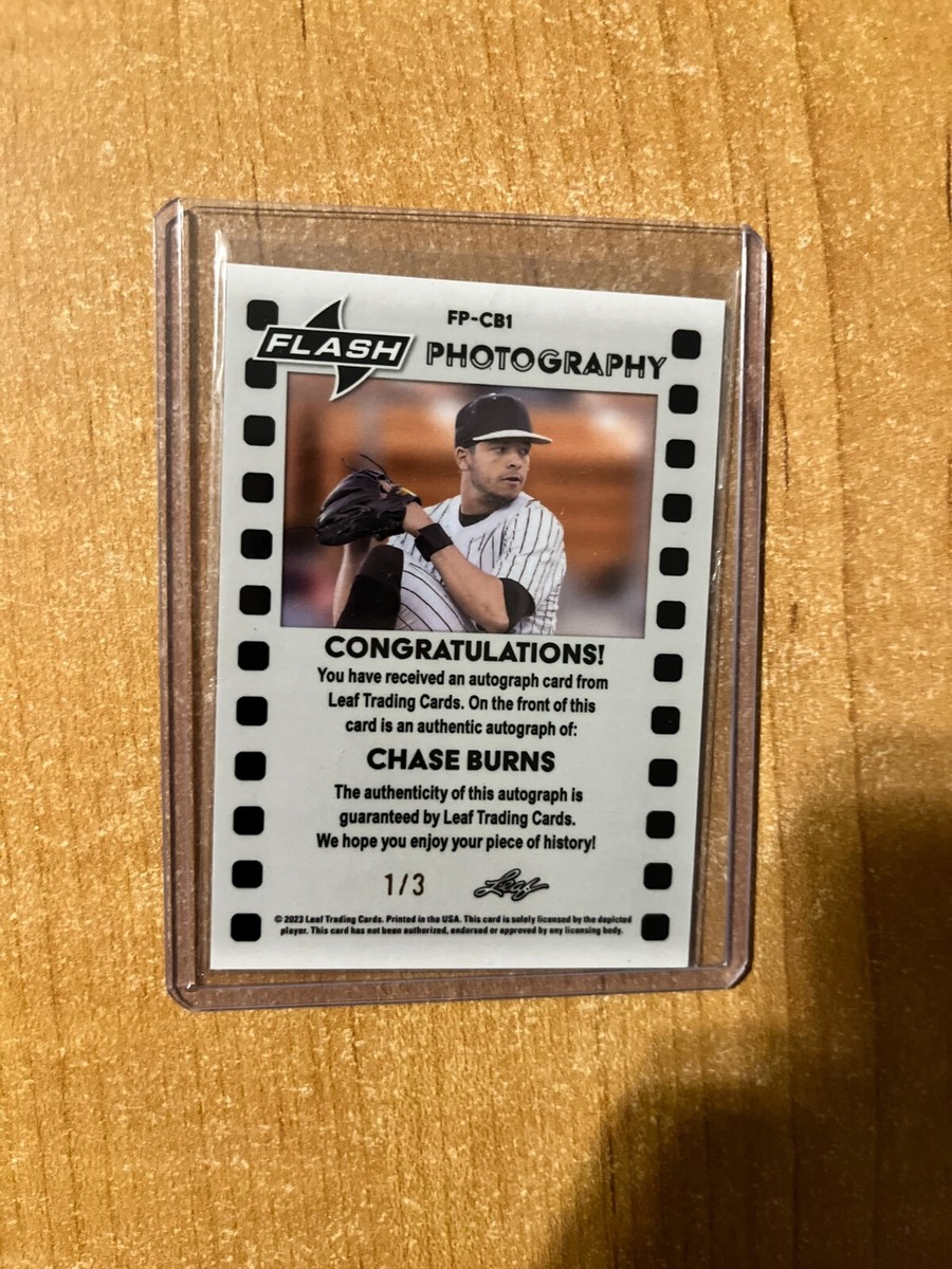 2023 Leaf Eclectic - Chase Burns - Flash Photography Blue Sparkle 