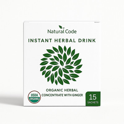 Thai Gurmar Herbal Drink   Organic Tea with Ginger   15 Sachets 