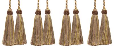Curtain Tieback, Style# ICT, Color# 2935 - Cashew Beige [Set of 4]