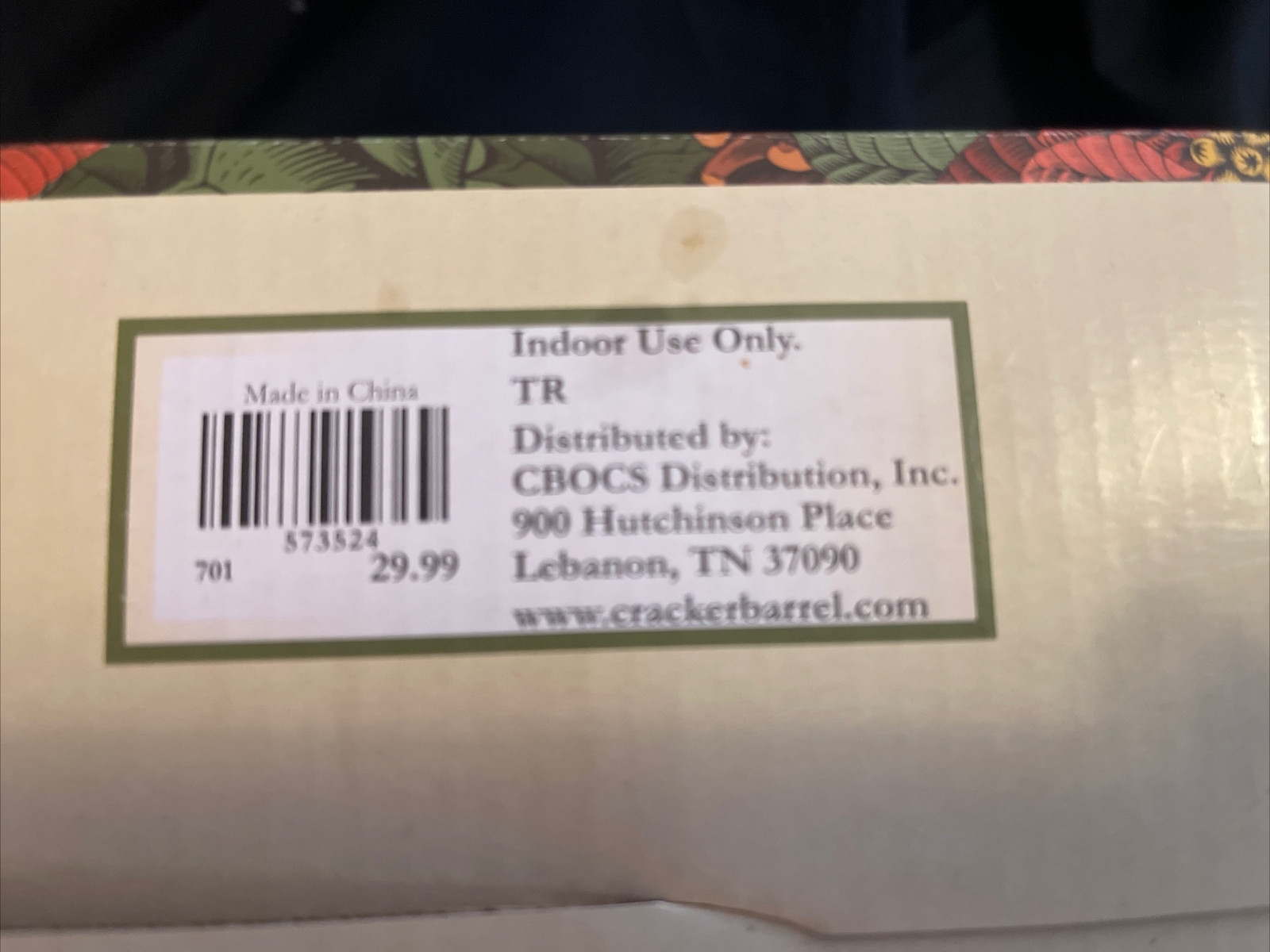 Cracker Barrel Light Up Christmas Tree Delivery Truck eBay