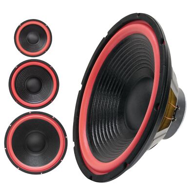 Rockwood Basslautsprecher 200/250/300 mm, 4 Ohm Bass Subwoofer Lautsprecher