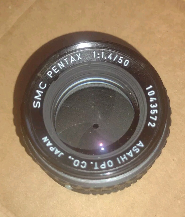 ASAHI SMC PENTAX-M 50mm f/1.4 レンズ ASAHI SMC Pentax-M 50mm f/1.4 K mount lens 1234 | eBay