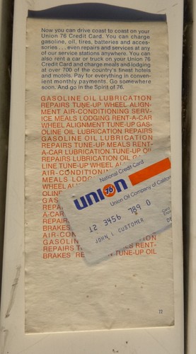 1972 British Columbia road map Union 76 oil gas Alaska highway Canada - Picture 2 of 5