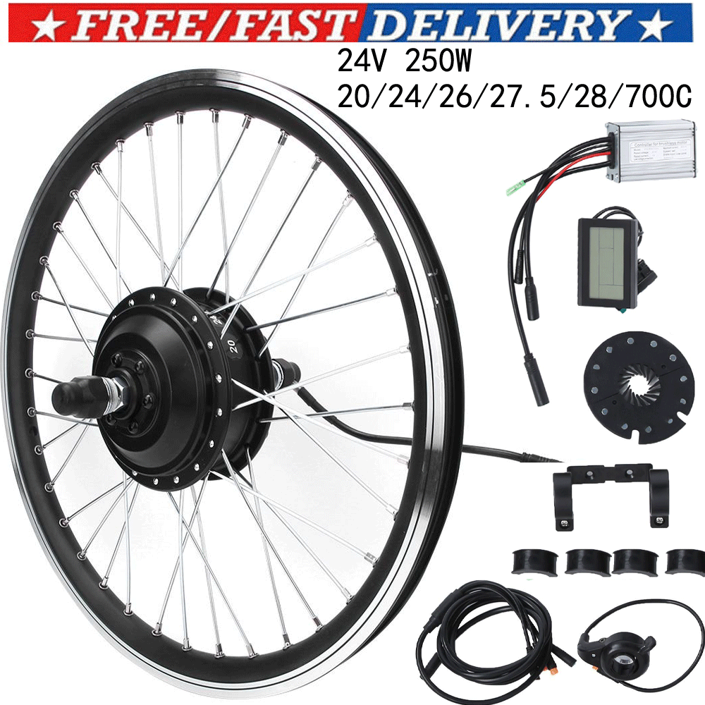 24V 250W Electric bicicletta Motor Display Instruuominit rueda Ebicicletta Conversion Kit 24V 250W Electric bicicletta Motor Display Instruuominit rueda Ebicicletta Conversion Kit