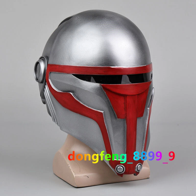 Star Wars Darth Revan Helmet Cosplay Full Face Mask PVC Halloween Props Unisex - Image 3 of 4