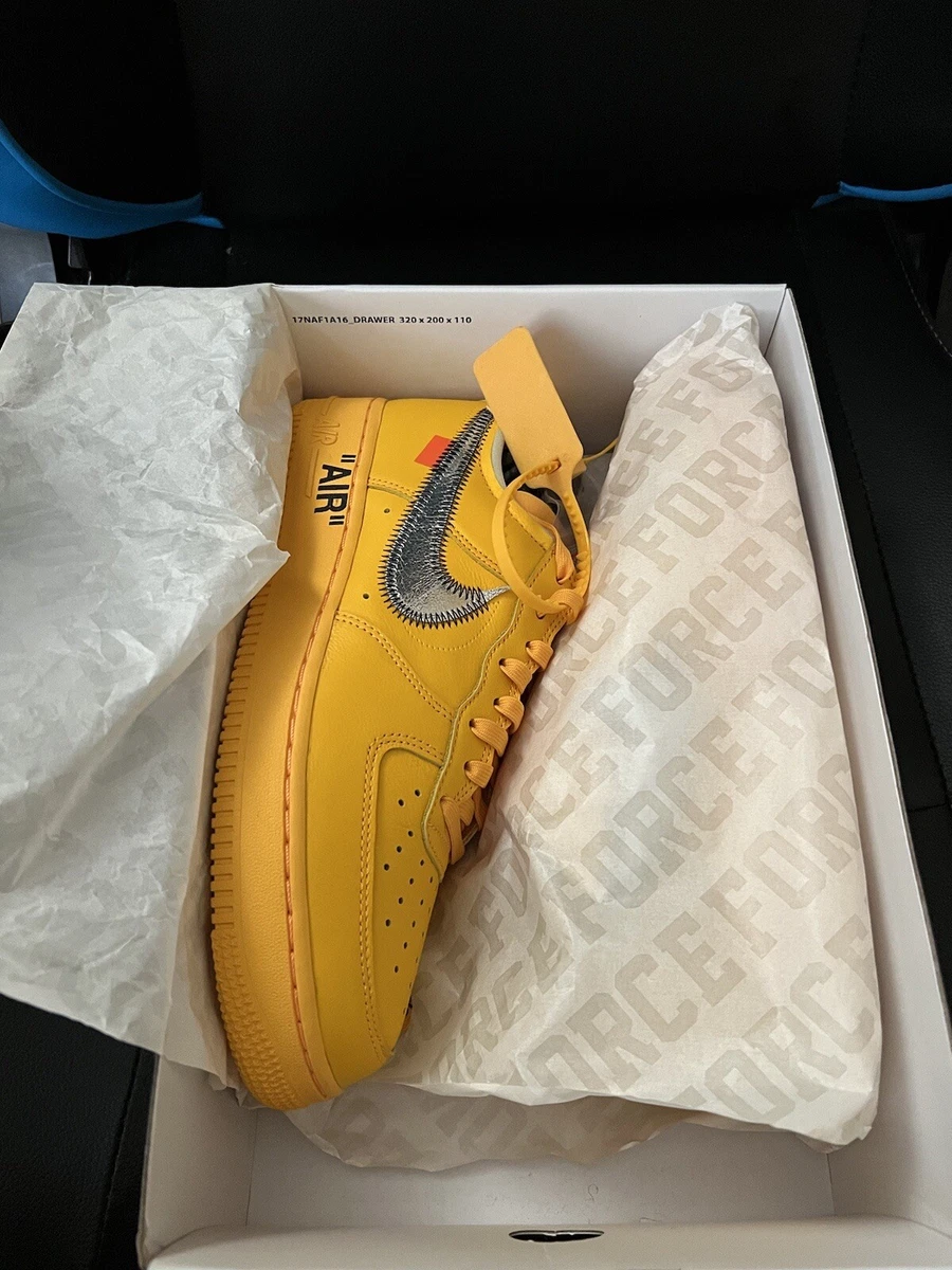 Nike Air Force 1 Low Off-White ICA University Gold