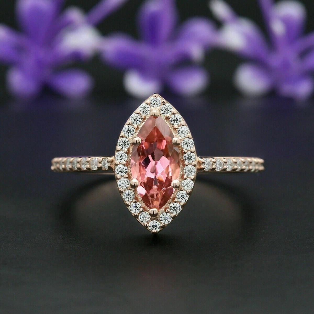 One Of The Most Beautiful Pink Rings I've Made😍 Absolutely Gorgeous 2ct  Elongated Cushion Light Pink Diamond Ring With Hearts Sides... | Instagram