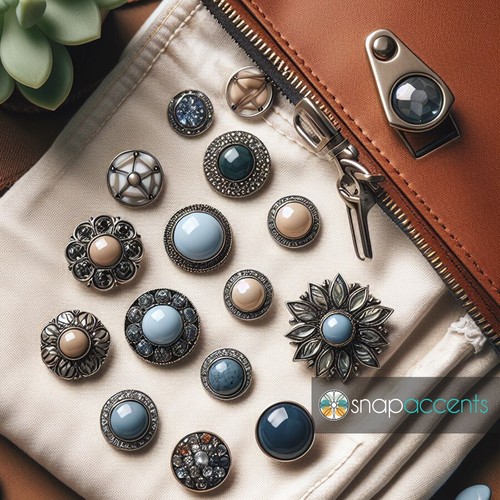 Ladybug Snap Jewelry Ginger Charm 18MM Button Fits Custom Bracelets, Necklaces - Picture 7 of 11
