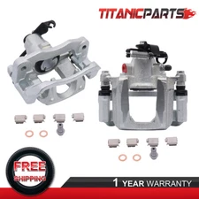 Pair Rear Brake Calipers For Dodge Grand Caravan Volkswagen Routan Left & Right