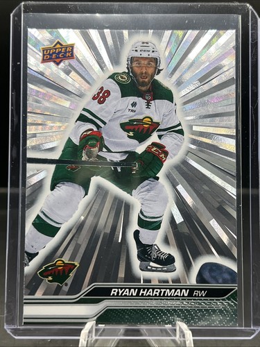 23/24 UD Series 2 - RYAN HARTMAN OUTBURST SILVER #336 - Picture 2 of 3