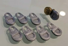 Dillon Locator Pin Tabs SDB 550 650 1050 Set Of 8 Silver (Buy 2 Sets Get 1 Free)