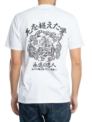 Edwin de los hombres Camiseta Amante por siempre, Blanco - Imagen 3 de 6