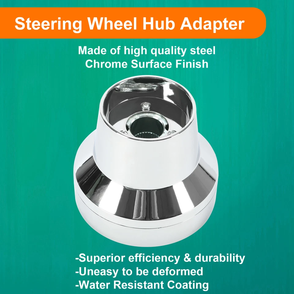 Adaptador de cubo de volante de 5 orificios para modelos Freightliner 1986-2006 Foto 3 de 4