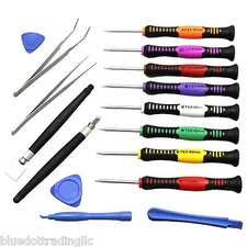 Multi-Bit 16 Screwdriver Set Tool Kit for PC iPad-Tablet Phone Laptop PC