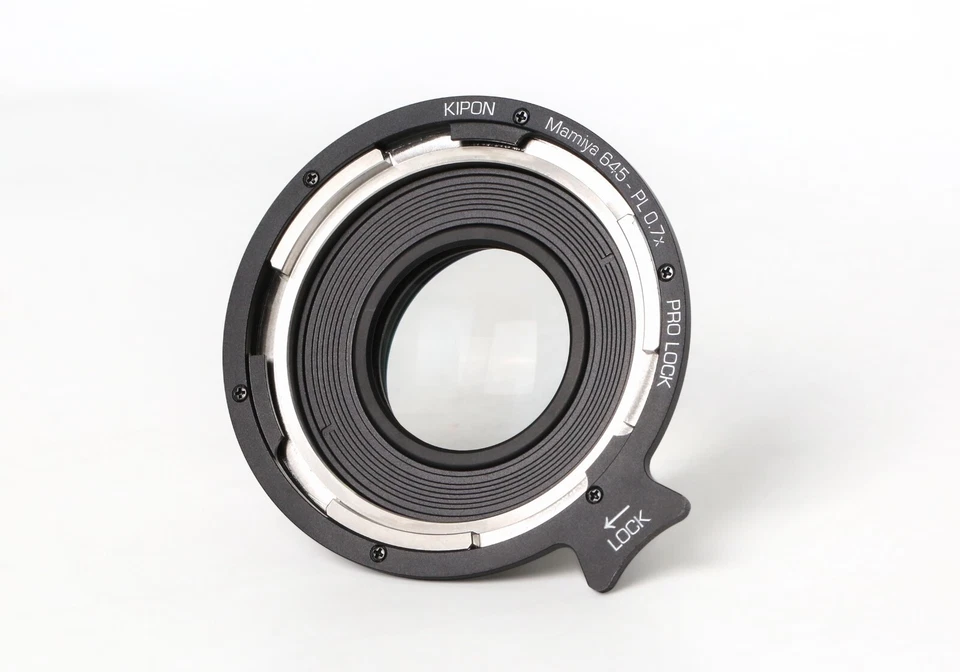 KIPON 0.7x PRO Optic Adapter Focal Reducer Put Mamiya 645 Lens on PL Cine Camera - Image 3 of 4