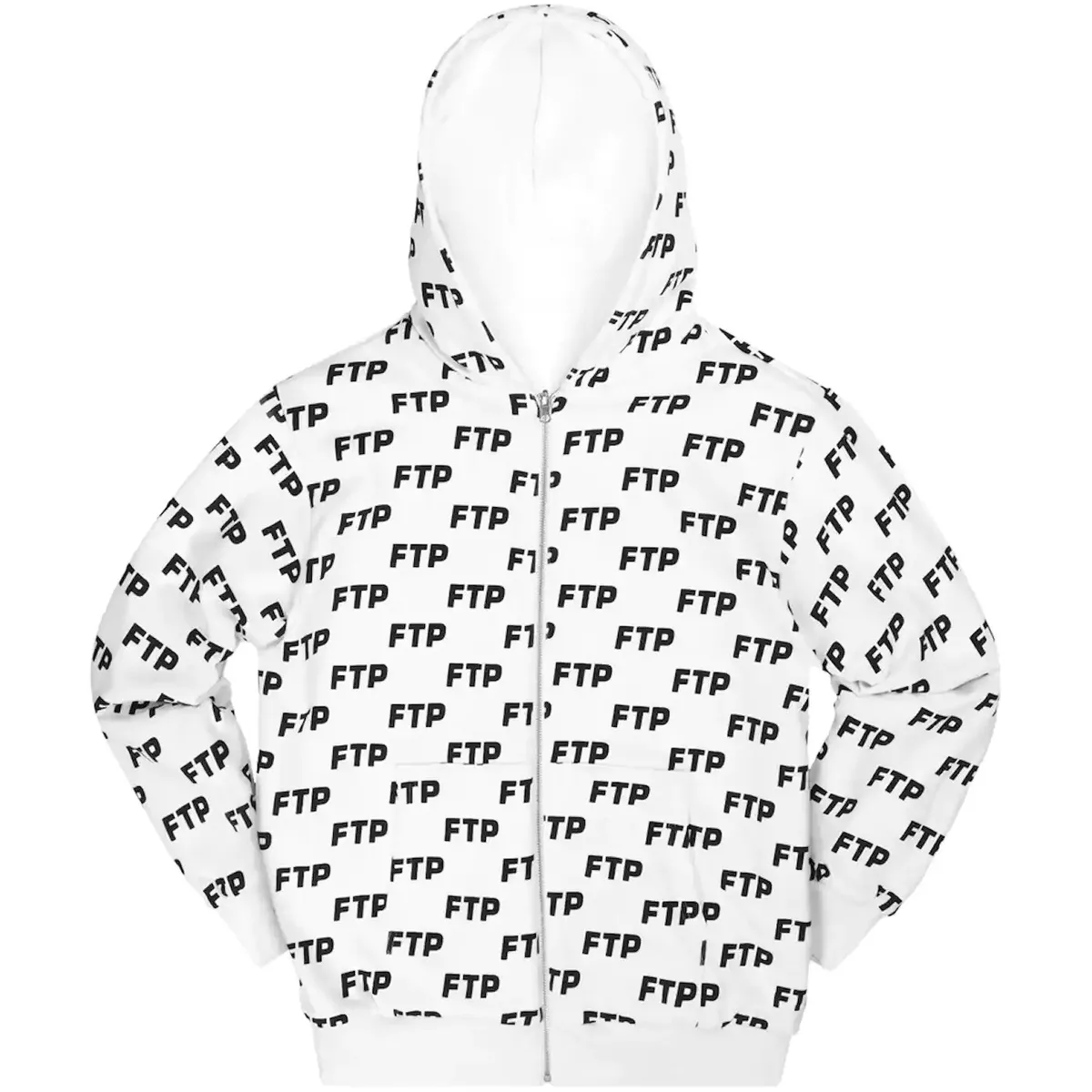 FTP reverse logo pullover white L