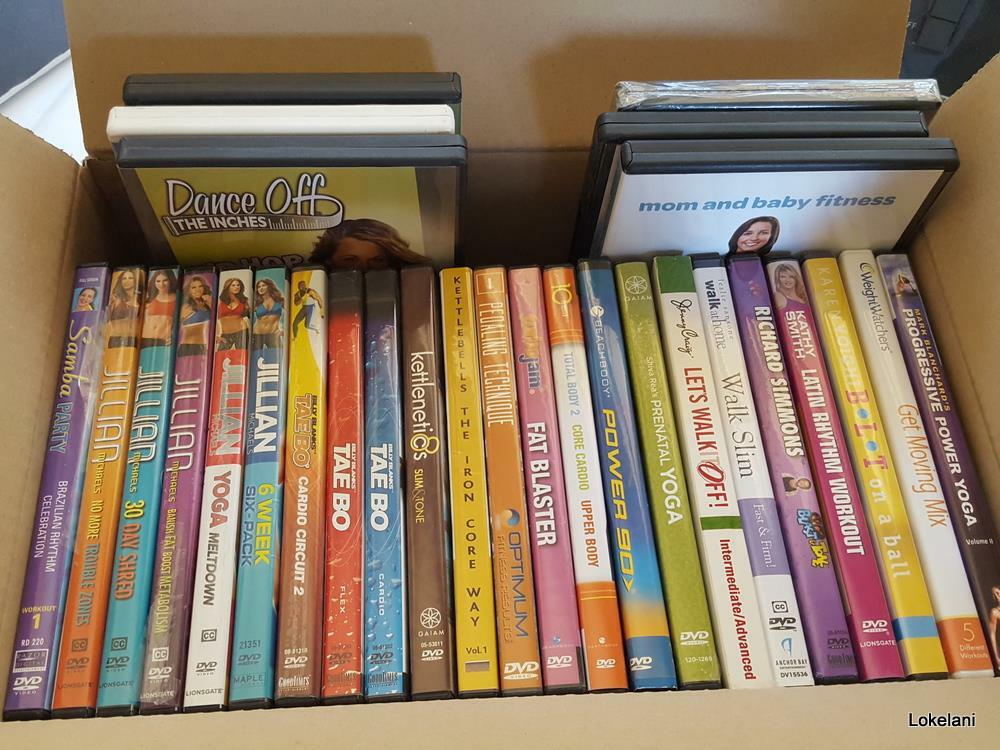 Workout DVDs Lot of 28 plus a Bonus: Jillian Michaels Tony Horton