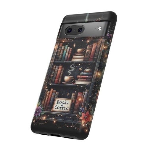 Bookish Coffee Lover Phone Case for iPhone, Samsung Galaxy, Google Pixel | X32 - 第 7/272 張圖片