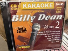 CHARTBUSTER 6 6 KARAOKE DISC 20493 BILLY DEAN VOL 2 CD G COUNTRY MULTIPLEX