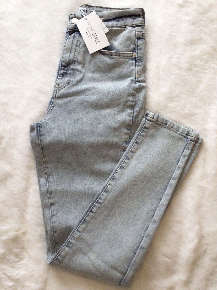 Jeans Femme INC International Concepts - Taille 10, Lavage Clair Skinny, Très Bon état