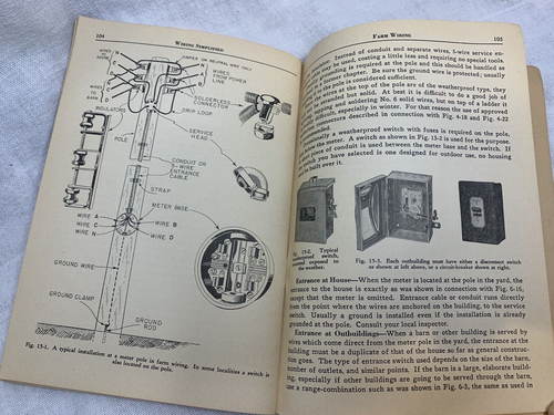 1943 Wiring Simplified by H.P. Richter 15th Edition Park Publishing Co Paper USA - Picture 4 of 9