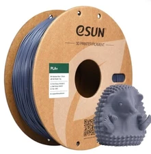 eSUN PLA+ Filament 1.75mm, 3D Printer Filament PLA Plus Gray Accuracy +/- 0.03mm