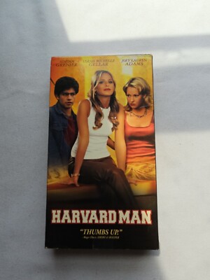 Harvard Man VHS Tape, Adrian Grenier, COMPLETE/TESTED SEE PHOTOS (VHS110)