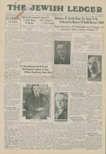 Leningrad Synagogue Palestine George Jessel Jewish Ledger February 21 1930