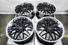 17 Wheels Black Rims 5x100 5x114.3 Honda Civic Accord Cr-v Crosstour Pilot 4