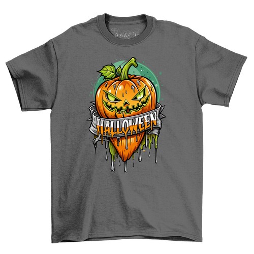 Pumpkin Power! Halloween_296 Funny Pumpkin T-shirt - Unisex, 100% Cotton, Scaril - Picture 2 of 46