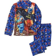 Lego DC Super Heroes 4-5 XS 8 Med Sleepwear boys Pajamas 2 Piece Set New Batman