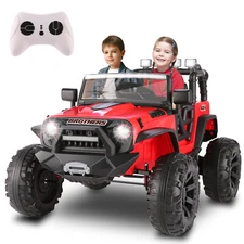 Electric Kids Ride On Car Power Wheels 12V&24V Jeep Music Fashion w/ Remote ##