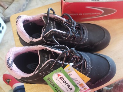 Womens leather work shoes size 10 Cofra Alice