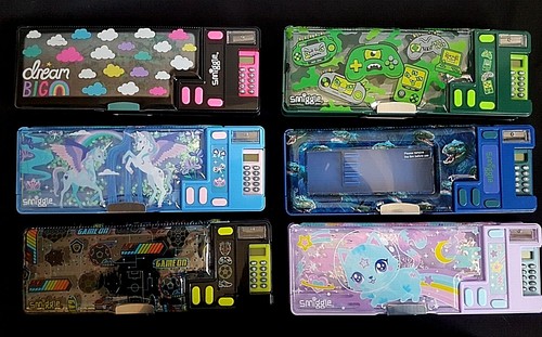 SMIGGLE POP OUT CALCULATOR PENCIL CASE 