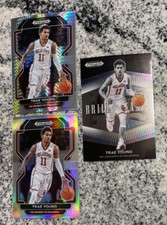 Trae Young Prizm Draft Silver Holo, Brilliance & Hyper OU Sooners Atlanta Hawks